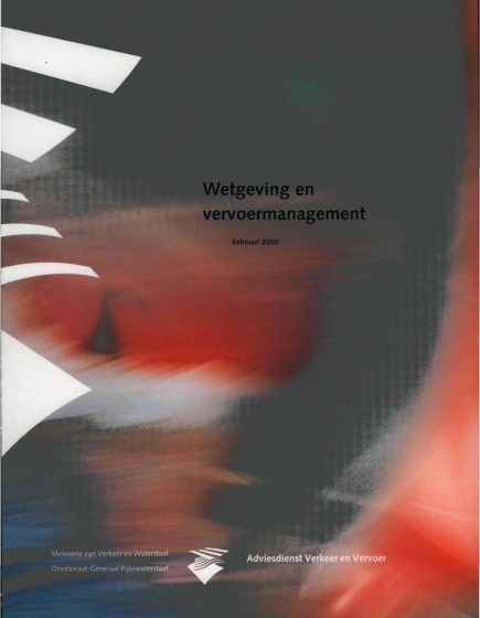 Wetgeving en vervoermanagement – Wetgeving en vervoermanagement