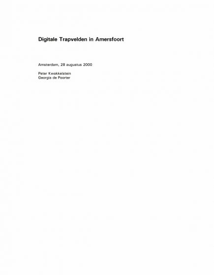 Digitale Trapvelden in Amersfoort – Digitale Trapvelden in Amersfoort