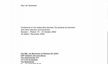 Crime prevention solutions for Europe: Designing Out Crime – Crime prevention solutions for Europe: Designing Out Crime
