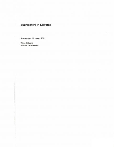 Buurtcentra in Lelystad – Buurtcentra in Lelystad