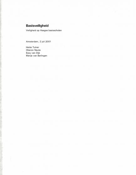 Basisveiligheid – Basisveiligheid