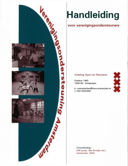 Handleiding verenigingsondersteuners Amsterdam – Handleiding verenigingsondersteuners Amsterdam