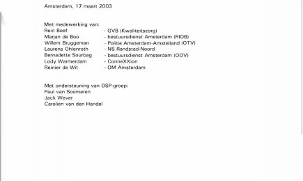 Beleidskader Sociale Veiligheid Openbaar Vervoer (SV-OV) – Beleidskader Sociale Veiligheid Openbaar Vervoer (SV-OV)
