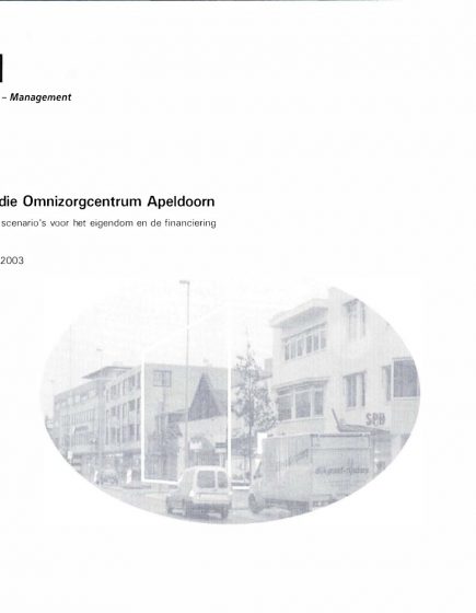 Exploitatiestudie Omnizorgcentrum Apeldoorn – Exploitatiestudie Omnizorgcentrum Apeldoorn