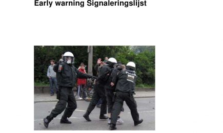 Maatschappelijke onrust – Early warning signaleringslijst