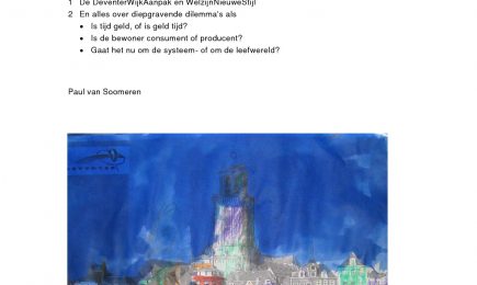 Welzijn Nieuwe Stijl Deventer: Van weerkerende liefde – Van weerkerende liefde – DeventerWijkAanpak en WNS
