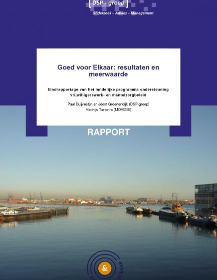 Goed voor Elkaar: resultaten en meerwaarde