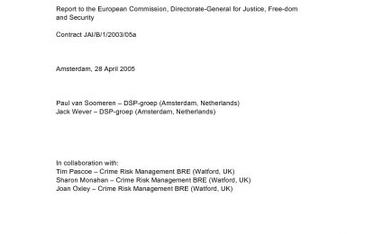 Review of Costs and Benefits Analysis in Crime Prevention – Review of Costs and Benefits Analysis in Crime Prevention
