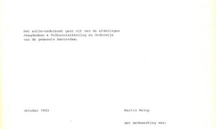 Rapportage onderzoek jeugdvandalisme, deel 5: evaluatie van de anti-vandalisme projecten – Rapportage onderzoek jeugdvandalisme, deel 5: evaluatie van de anti-vandalisme projecten