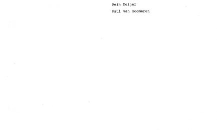 Netwerkplanning/Projectplanning: Brochure tbv de Misdaad preventie cursus september 1981