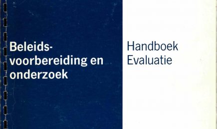 Handboek Evaluatie (Beleidsvoorbereiding en Onderzoek)