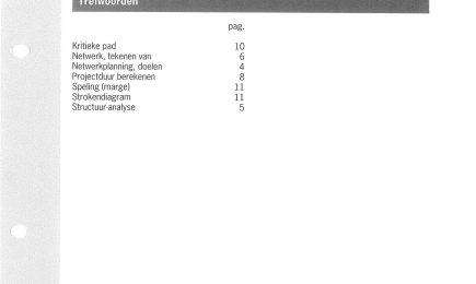 Netwerkplanning: Derde algemene hoofdstuk in het Basisboek Criminaliteitspreventie 2e druk – Netwerkplanning (derde algemene hoofdstuk in het Basisboek Criminaliteitspreventie 2e druk)
