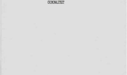 Volkstuinen en Criminaliteit – Volkstuinen en Criminaliteit