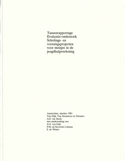 Advies opzet Perspectiefproject voor Marokkaanse jongeren – Advies opzet Perspectiefproject voor Marokkaanse jongeren