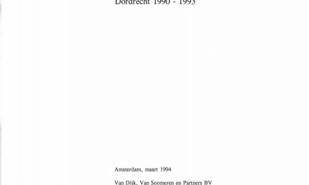 Eindrapport Buurtbeheer en Criminaliteitspreventie in Dordrecht 1990 – 1993 – Eindrapport Buurtbeheer en Criminaliteitspreventie in Dordrecht 1990 – 1993
