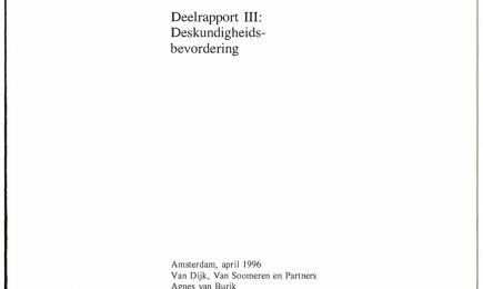 Evaluatie VWS beleid Bestrijding seksueel geweld (1991 1995) – Deelrapport III: Deskundigheidsbevordering