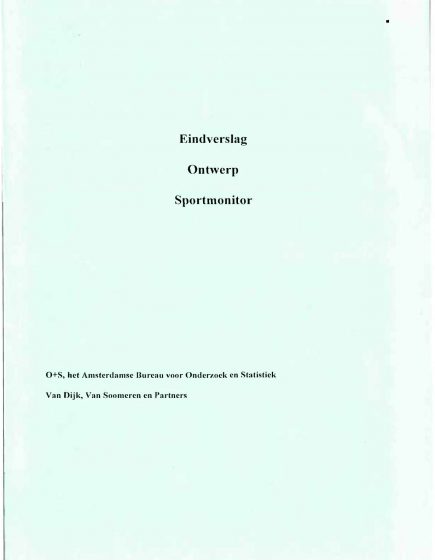 Eindverslag ontwerp Sportmonitor. – Eindverslag ontwerp Sportmonitor.