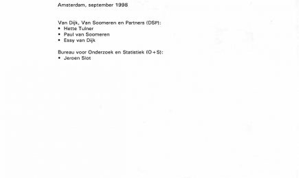 De Bijlmer Monitor 1997. – De Bijlmer Monitor 1997.