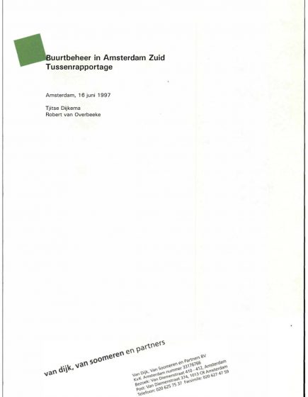 Buurtbeheer in Amsterdam Zuid – Buurtbeheer in Amsterdam Zuid