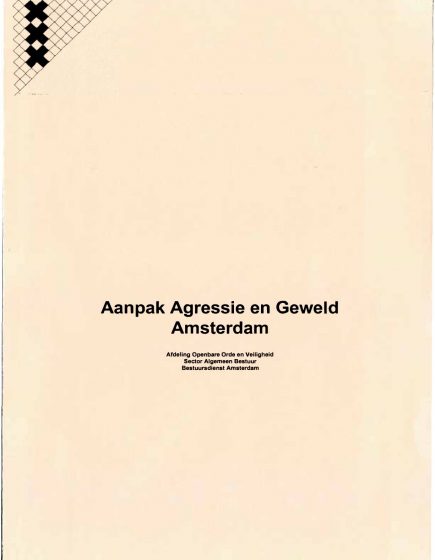 Aanpak Agressie en Geweld Amsterdam – Aanpak Agressie en Geweld Amsterdam