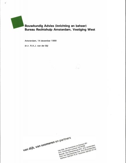 Bouwkundig Advies (inrichting en beheer) Bureau Rechtshulp Amsterdam, Vestiging West – Bouwkundig Advies (inrichting en beheer) Bureau Rechtshulp Amsterdam, Vestiging West
