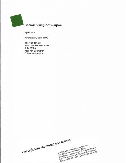 Sociaal Veilig ontwerpen – Sociaal Veilig ontwerpen