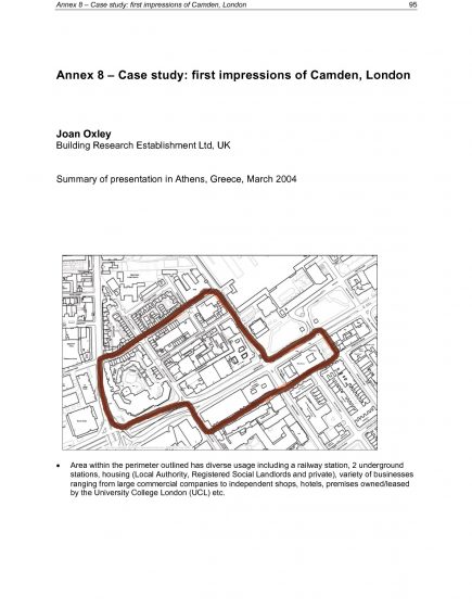 Case Study first impressions of Camden, London UK – Case Study first impressions of Camden, London UK