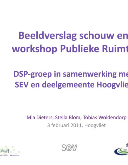 Workshop Openbare Ruimte Hoogvliet