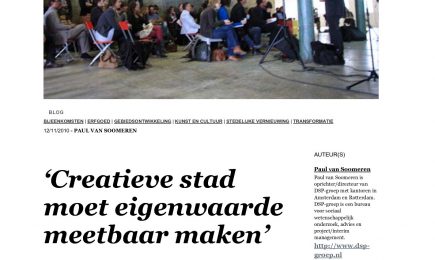 Debat over 10 jaar creatieve industrie