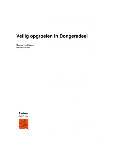 Veilig opgroeien in Kollumerland – Veilig opgroeien in Dongeradeel