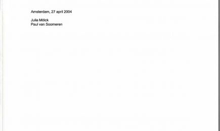 Jaarverslag 2003 voor het Scholenproject Amsterdam Oost en Zuid (VOS) – Jaarverslag 2003 voor het Scholenproject Amsterdam Oost en Zuid (VOS)