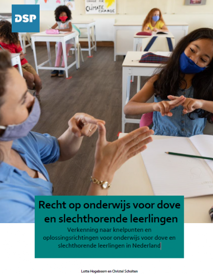 Recht op onderwijs voor dove en slechthorende leerlingen