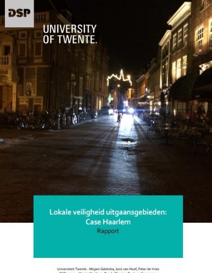 Lokale veiligheid uitgaansgebieden – Case Haarlem