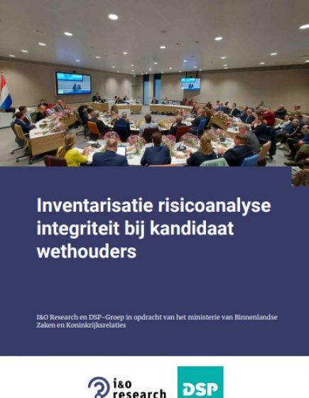 Inventarisatie risicoanalyse integriteit bij kandidaat wethouders