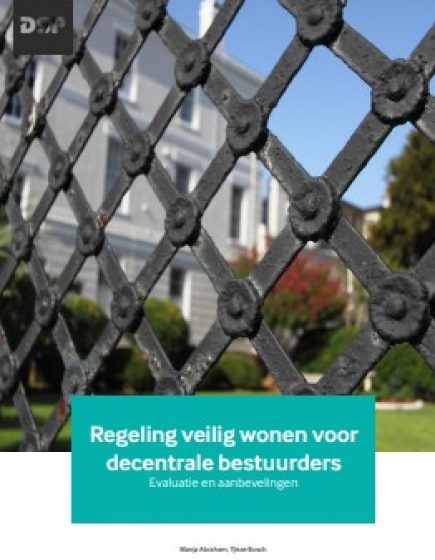 Regeling veilig wonen voor decentrale bestuurders