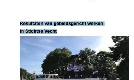 Resultaten van gebiedsgericht werken in Stichtse Vecht