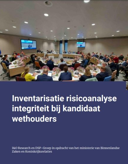 Inventarisatie risicoanalyse integriteit bij kandidaat wethouders