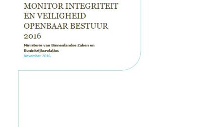 Monitor integriteit en veiligheid openbaar bestuur